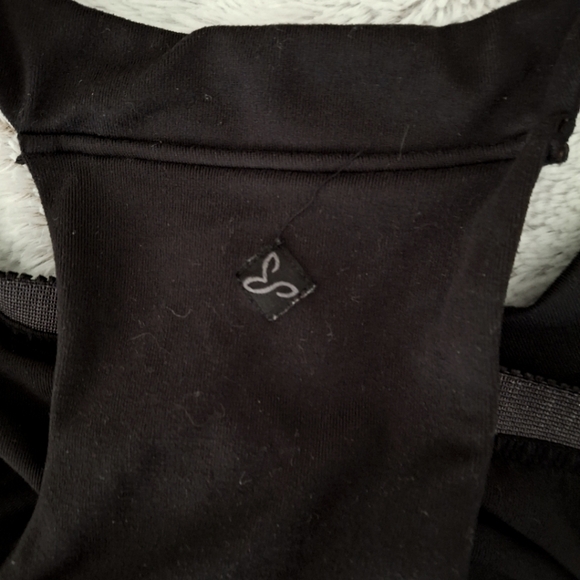 - Prana black Tankini Top Women's built in bra blue swim size.medium - Picture 2 of 4